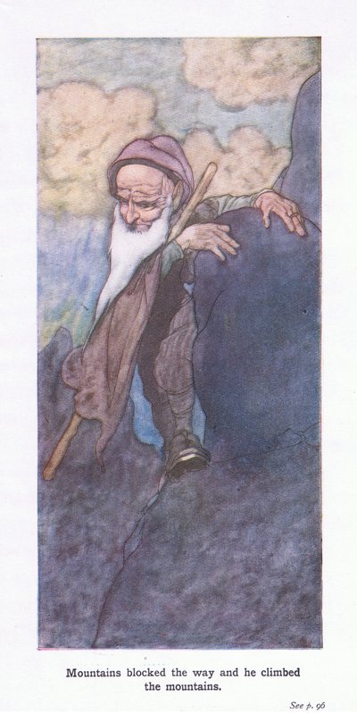Mountains blocked the way and he climbed the mountains by Charles Robinson